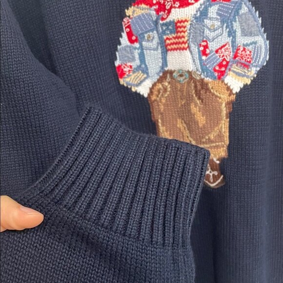 Polo by Ralph Lauren Black Bear Crewneck Sweater - Picture 3 of 6